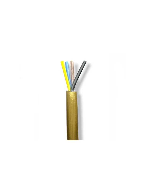 Soddisfatti O Rimborsati Cavo elettrico gommato tutor 4x0,50 mmq H03VV-F COLORE oro