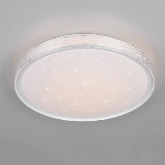 Acquista Ora Plafoniera LED Varda, bianca, Ø 39 cm, telecomando