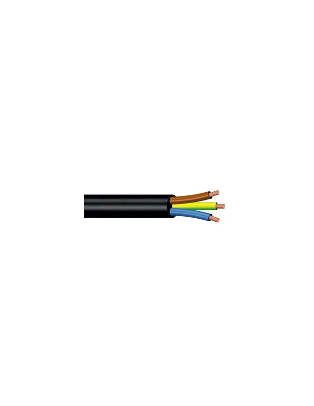 Compra Oggi Stesso Cavo gommato similgomma nero 3x1 imq h05vv-f icel