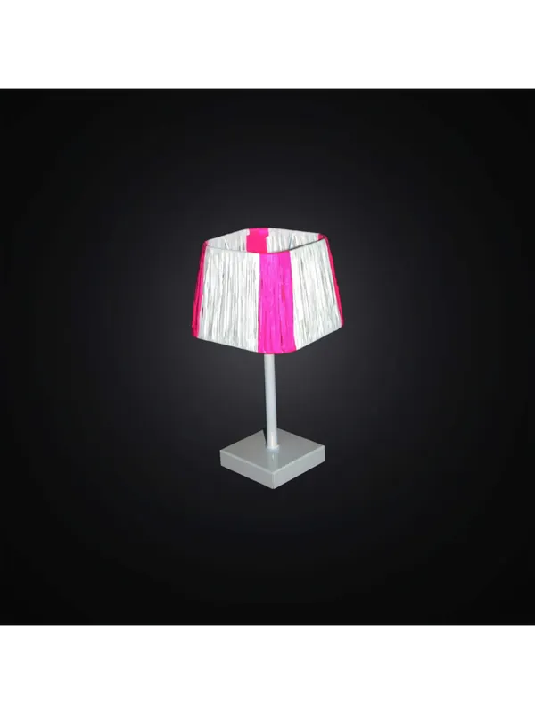 Lumetto moderno rafia fuxia 1 luce BGA 2846/LPQ Non Perdere