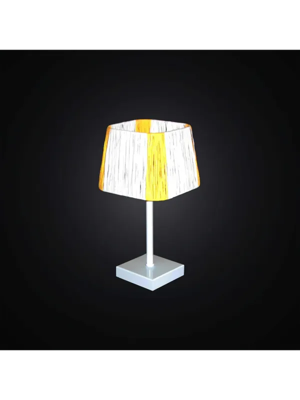 Lumetto moderno rafia giallo 1 luce BGA 2846/LPQ Ultima Occasione
