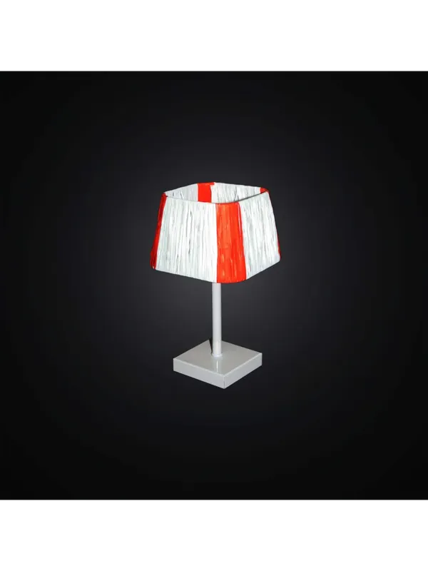 Lumetto moderno rafia rossa 1 luce BGA 2846/LPQ Promozione