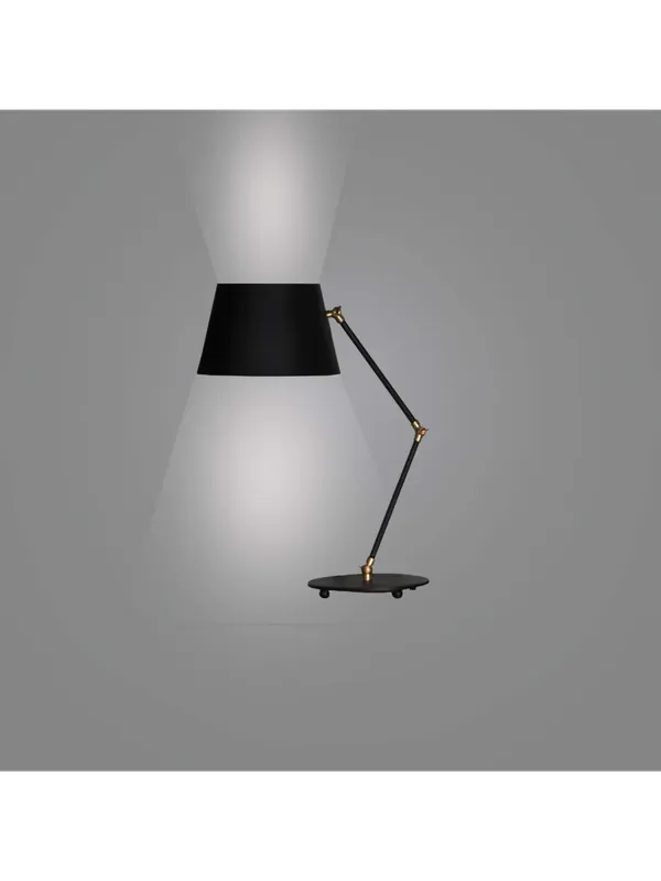 Lampada da studio moderna snodabile design nero 1 luce BGA 2845/L Offerta Speciale