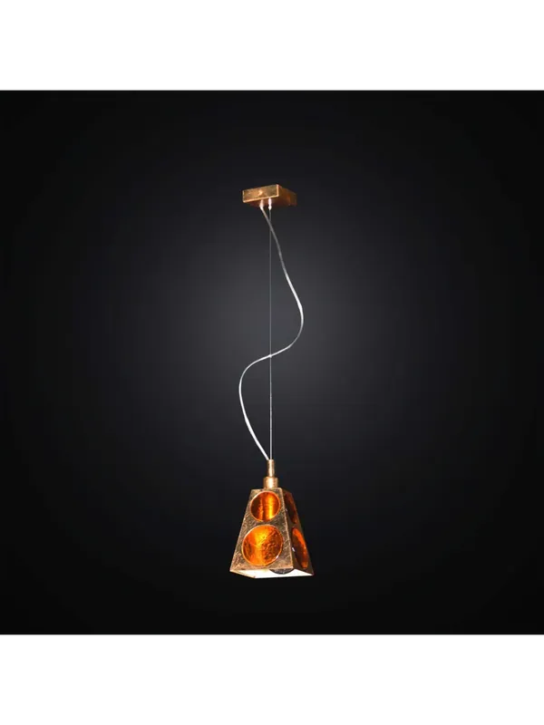 Ordina Subito Lampadario classico in vetrofusione oro 1 luce BGA 2844/S1