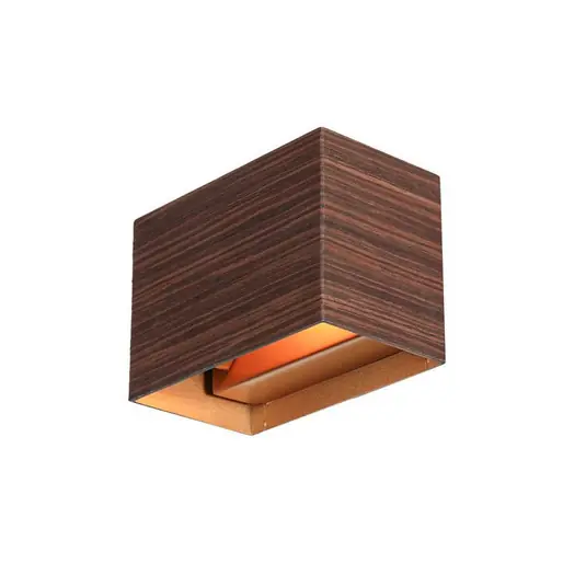 Vendita Finale Applique a LED Muro 3365, effetto legno, angolare, G9, 2.700 K