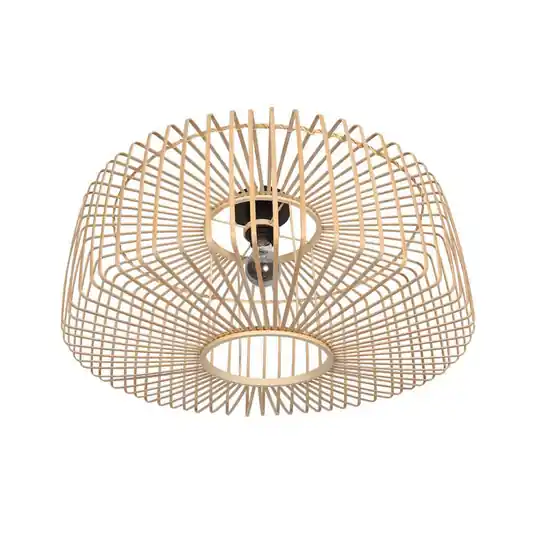 Occasione Plafoniera Bloeba, Ø 60 cm, legno, naturale, E27