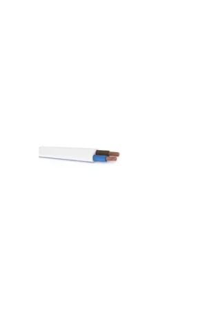 Cavo elettrico piatto elettrodomestico 2x0,75mmq bianco H03VVH2F Professionale