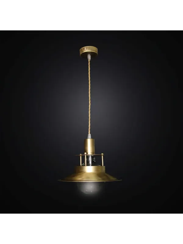 Offerta Lampo Lampadario a sospensione design rustico 1 luce BGA 2814/S25 ottone