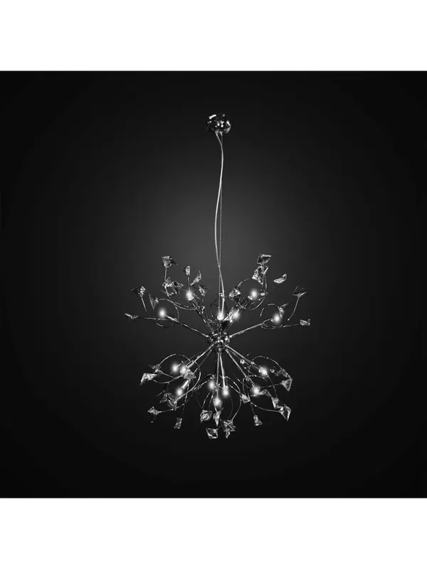 Lampadario moderno in cristallo 17 luci BGA 2812/S17 design swarovsky Spedizione Espresso