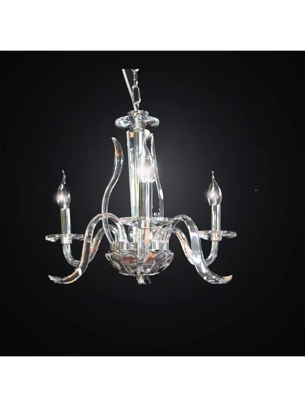 Miglior Prezzo Lampadario moderno in cristallo 3 luci BGA 2807/3 design swarovsky