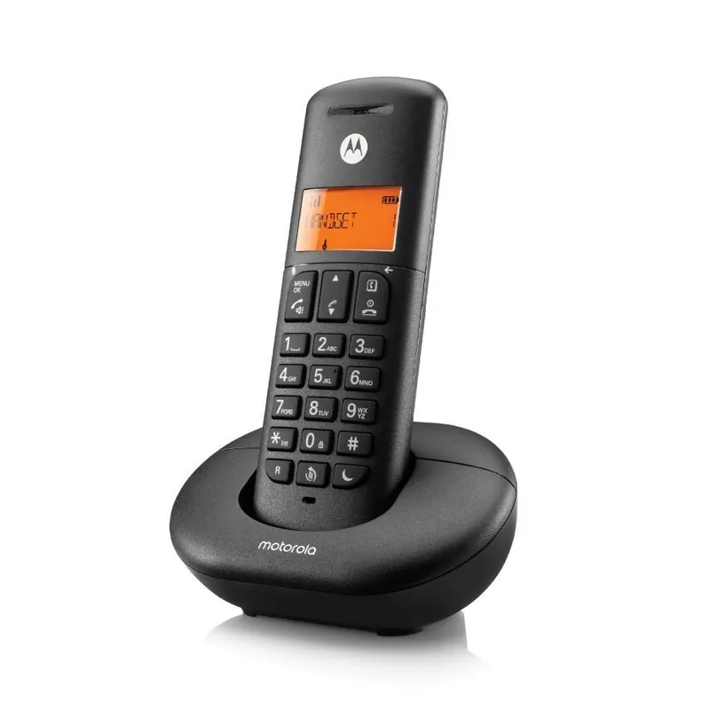 Telefono cordless digitale nero Motorola AP389030 base inclusa Esclusivo