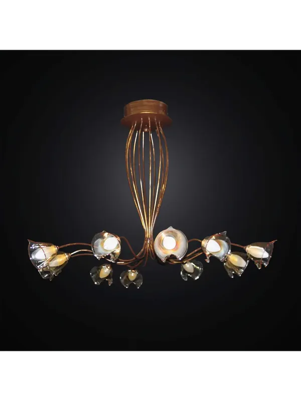 Nuova Collezione Lampadario classico in ferro battuto 10 luci BGA 2798/10