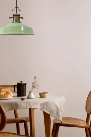 Lampada a sospensione Augusta, verde menta, Ø 40 cm, metallo, E27, vintage Soddisfatti O Rimborsati