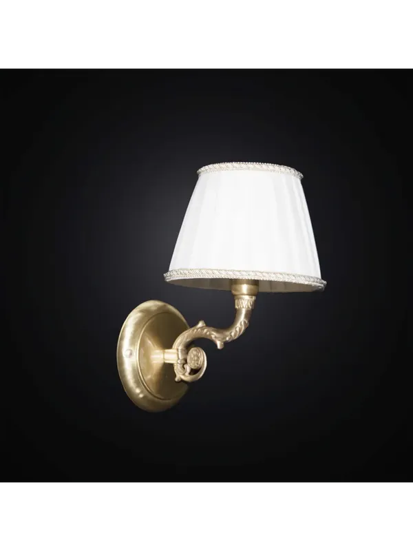 Offerta Lampo Applique classico in ottone con paralume 1 luce BGA 2795/A