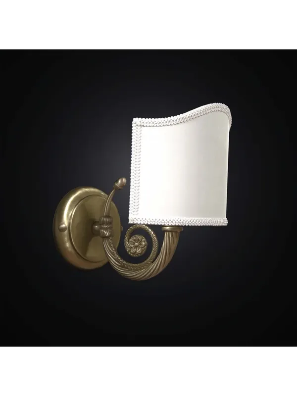 Applique classico in ottone con ventolina 1 luce BGA 2794/A Offerta Limitata