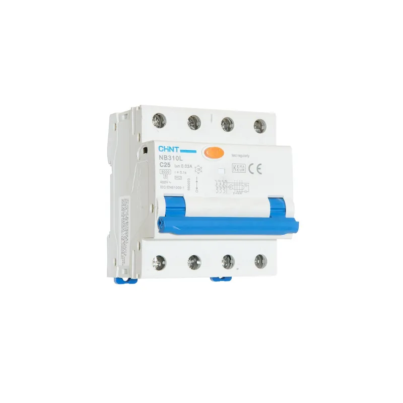 Interruttore magnetotermico differenziale Compact 3P+N 10A 30mA 6kA Curva C TIpo A 4M Chint - 660011 Offerta Del Giorno