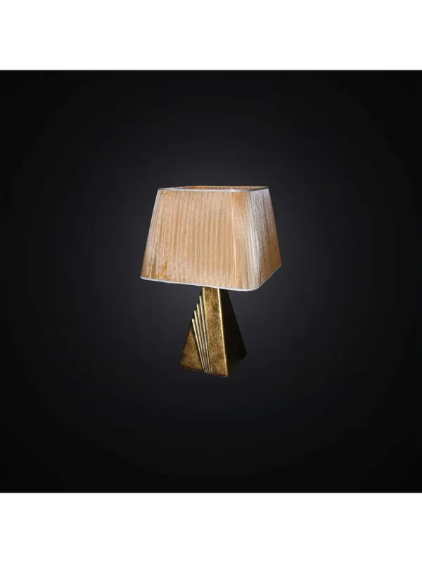 Lumetto classico in ceramica foglia oro 1 luce BGA 2885-LP Esclusivo