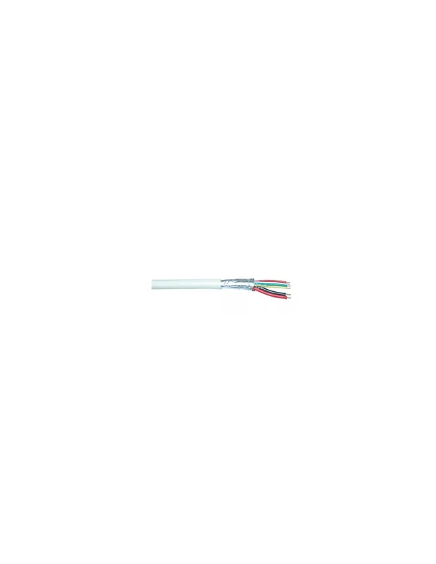 Ultimissimo Modello Cavo antifurto schermato c4 2x0,50+4x0.22 u0400V Bianco