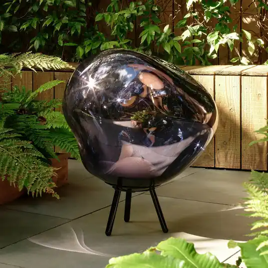 Tom Dixon Lampada da esterno a LED ricaricabile Melt large, grigio fumo Economico