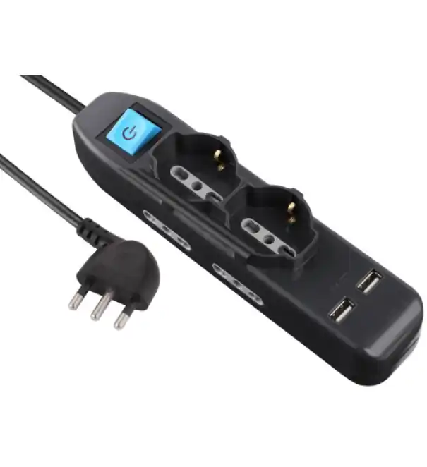 Di Tendenza Multipresa 6 prese con USB 1.5m Electraline 62095