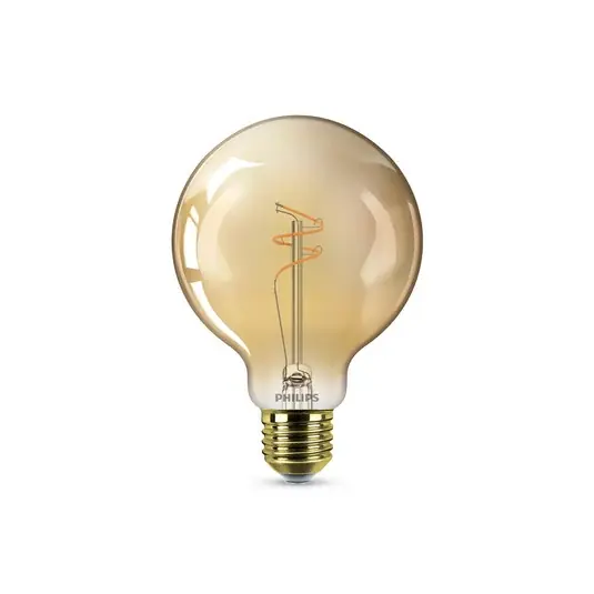 Compra Online Philips Lampadina LED Globo E27 G95 3,1 W oro 1.800 K dimmerabile