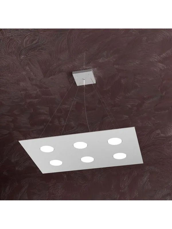 Lampadario moderno 6 luci design tpl 0158 Più Venduto