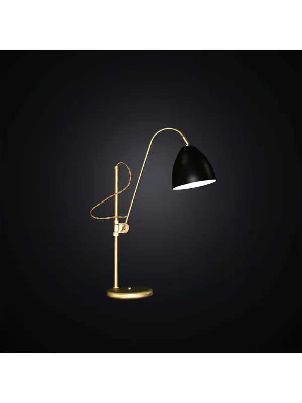 Lampada da tavolo classica snodabile in oro 1 luce BGA 2877-L Nuovo Arrivo