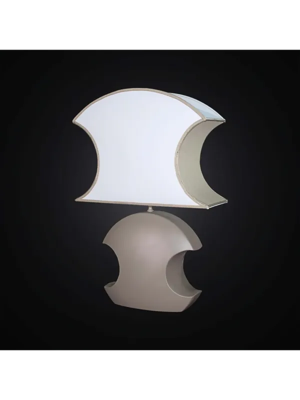 Nuovo Arrivo Lume grande moderno in ceramica tortora ovale 1 luce BGA 2872-LG
