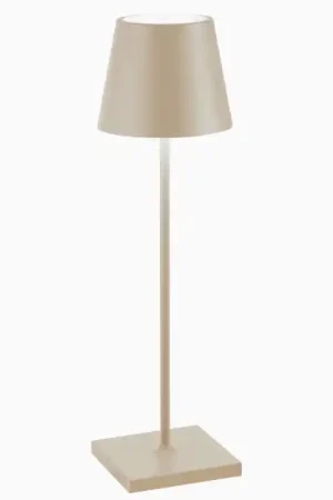 Lampada da tavolo LED dimmerabile sabbia ZAFFERANO LD1340S3 uso interno esterno Prezzo Basso
