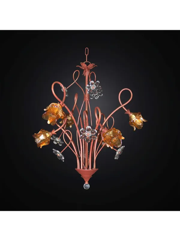 Prezzo Di Fabbrica Lampadario rustico etnico con cristallo 6 luci BGA 2868-6