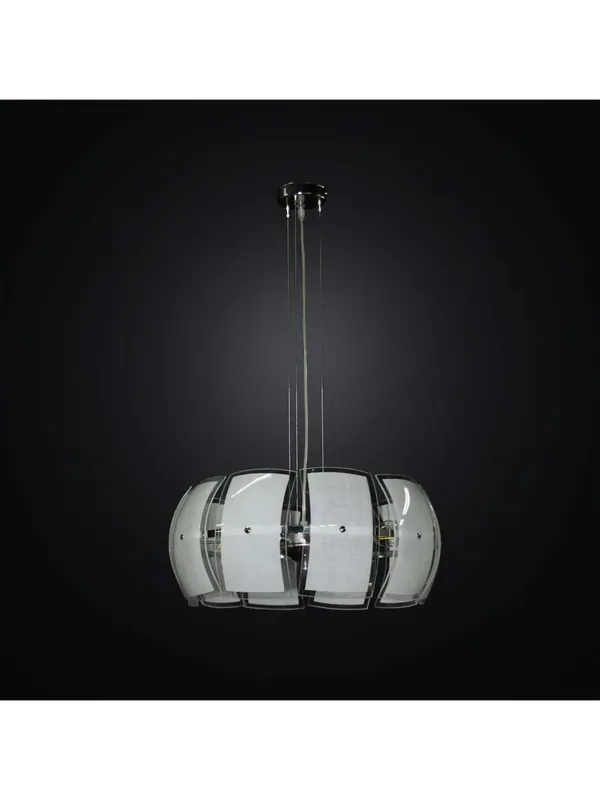 Lampadario moderno con vetrofusione decorato 6 luci BGA 2861/S40 Affare