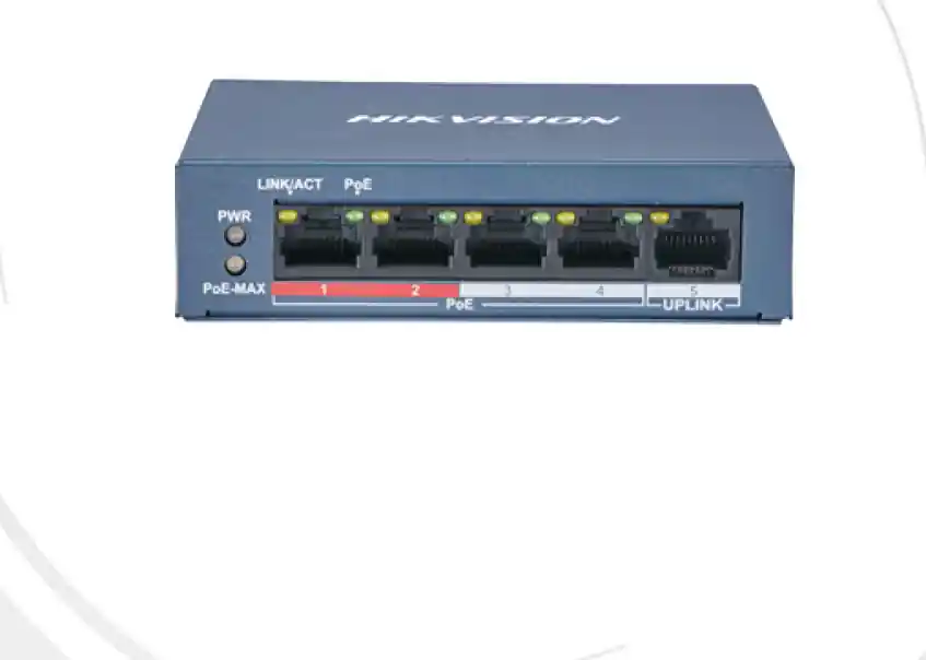 Reso Gratuito Switch PoE 4 porte alimentazione integrata Hikvision 301802939