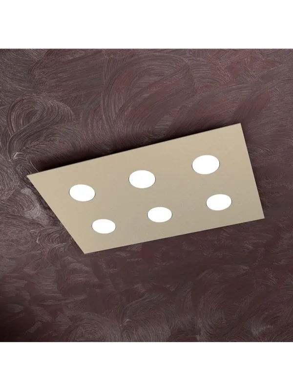 Prezzo Conveniente Plafoniera moderna 6 luci design tpl 0173