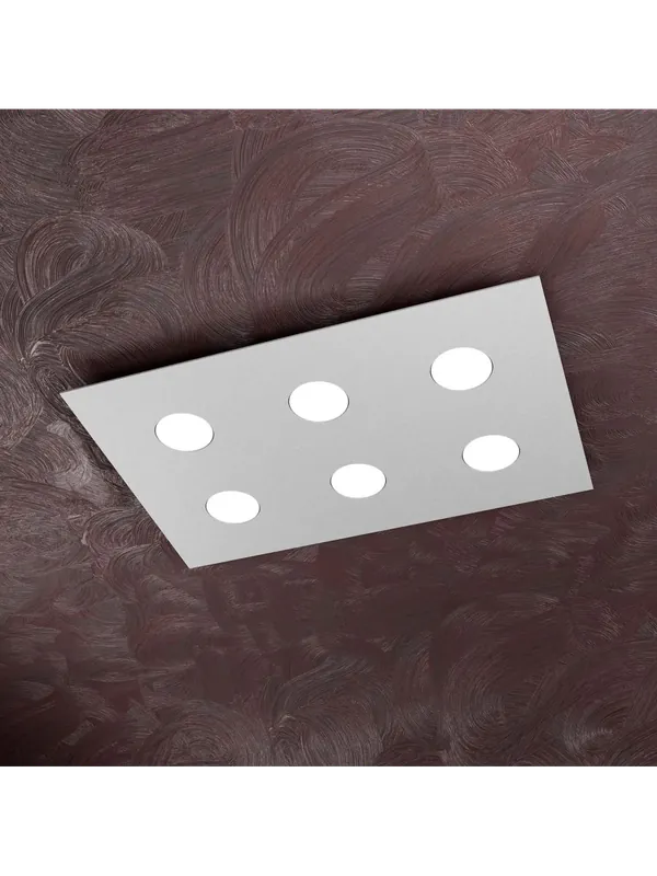Plafoniera moderna 6 luci design tpl 0174 Prezzo Conveniente
