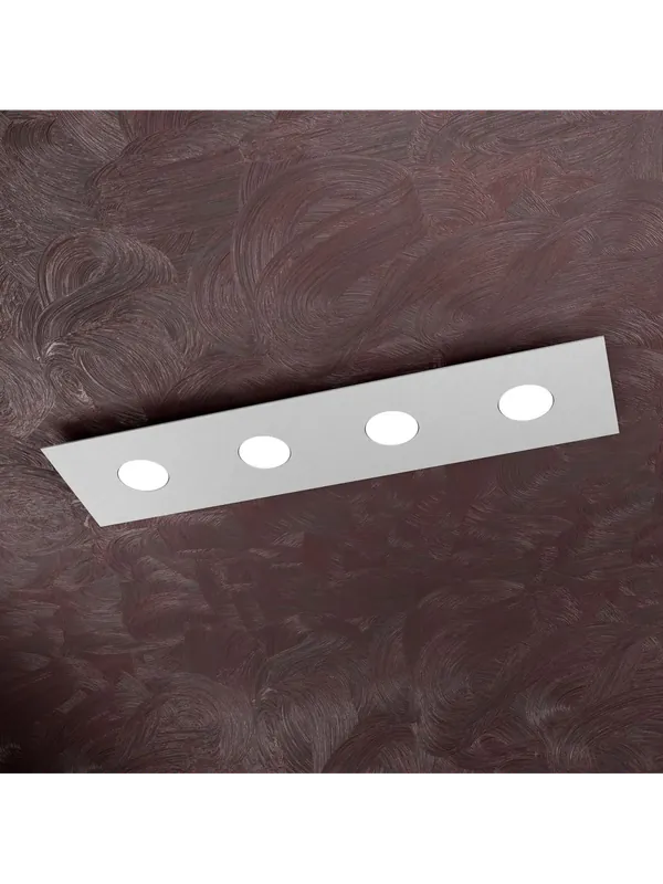 Plafoniera moderna 4 luci design tpl 0175 Solo Oggi