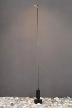 Di Tendenza Luceplan Lampione a LED Flia, 75 cm di altezza, nero, plastica