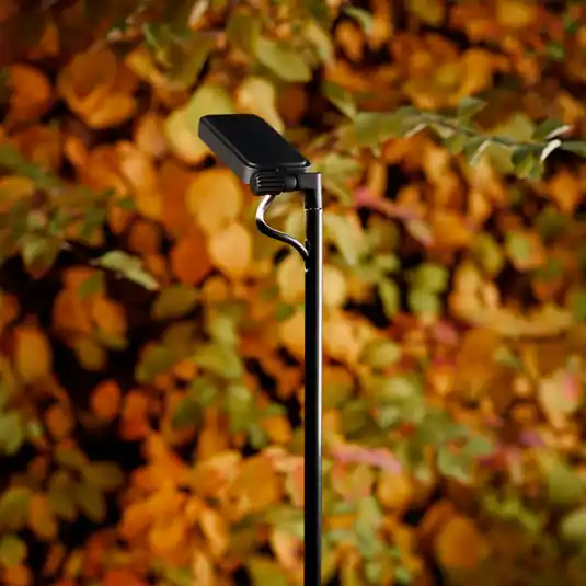 Luceplan Lampione a LED Flia, 120 cm di altezza, nero, plastica Saldi