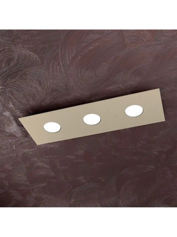 Plafoniera moderna 3 luci design tpl 0177 Pagamento Sicuro