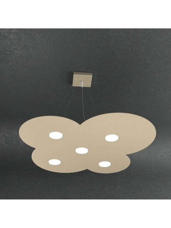 Lampadario moderno 5 luci design tpl 0189 Ultima Occasione