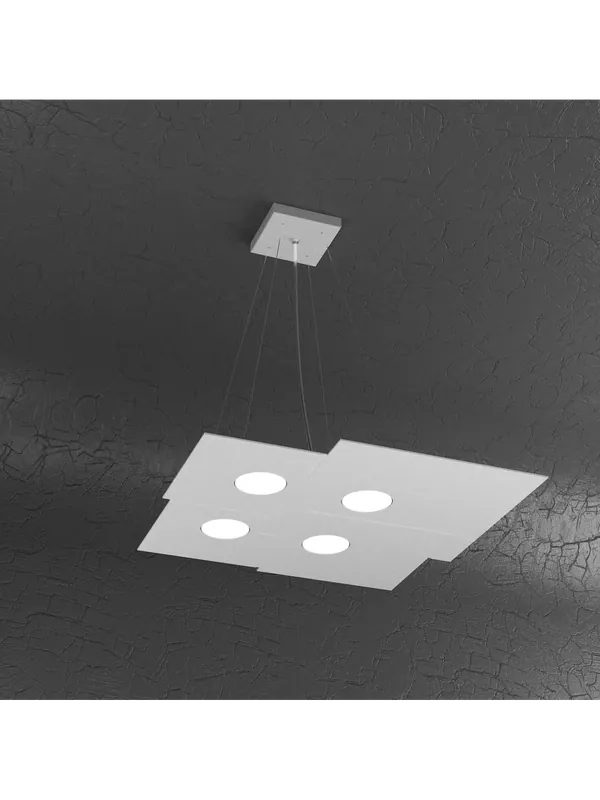 Lampadario moderno 4 luci design tpl 0224 Professionale