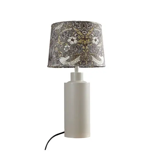 PR Home Lampada da tavolo Solo, altezza 48 cm, color beige, tessuto Offerta Del Giorno