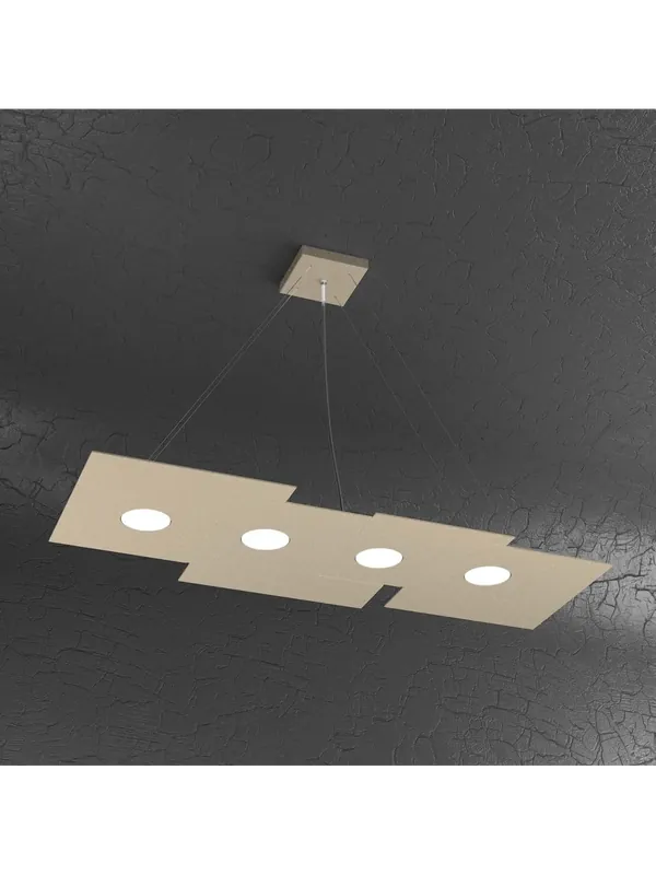Lampadario moderno 4 luci design tpl 0230 Novità