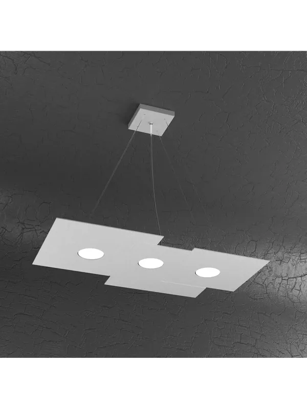 Lampadario moderno 3 luci design tpl 0232 Reso Gratuito