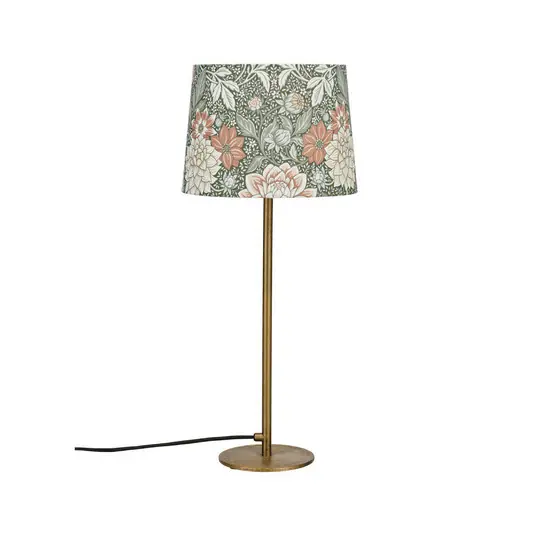 Promo Stagionale PR Home Lampada da tavolo BASE DAHLIA, verde, altezza 58 cm, tessuto