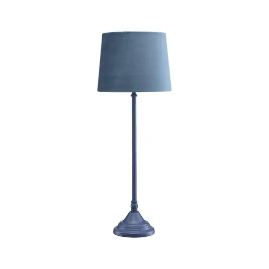 Compra Adesso PR Home Lampada da tavolo Tove, blu, altezza 56 cm, metallo/tessuto
