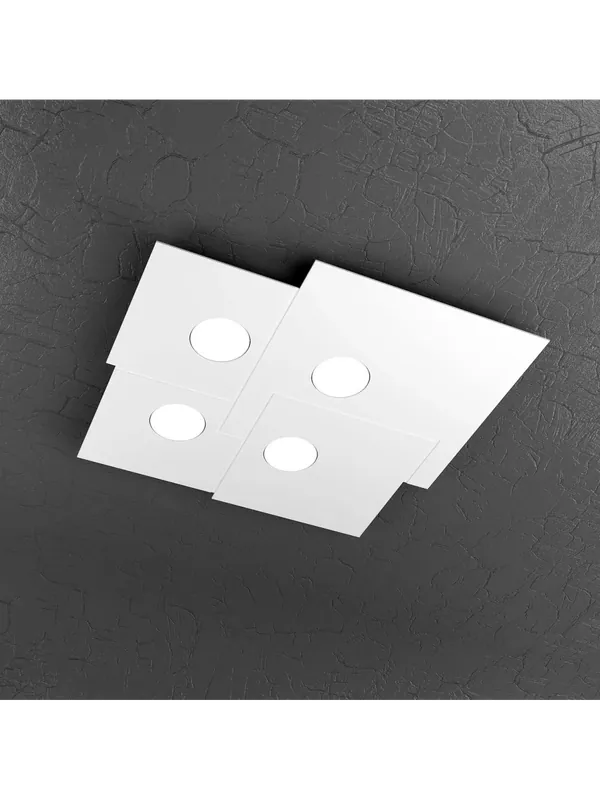 Plafoniera moderna 4 luci design tpl 0595 Occasione