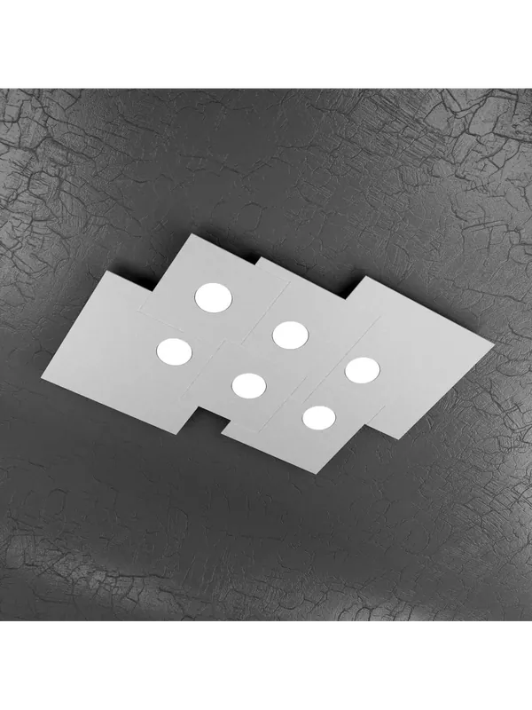 Compra Online Plafoniera moderna 6 luci design tpl 0244