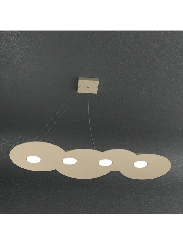 Soddisfatti O Rimborsati Lampadario moderno 4 luci design tpl 0197