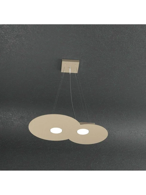 Lampadario moderno 2 luci design tpl 0202 Prezzo Conveniente