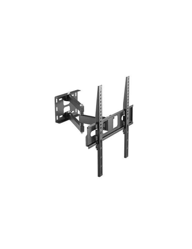 Spedito Oggi Supporto tv girevole braccio 2 snodi 32-55" nero parete 474411